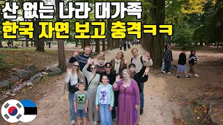 에스토니아 대가족의 한국 첫 여행!!경기도에서 기절할뻔한 이유ㅋㅋ