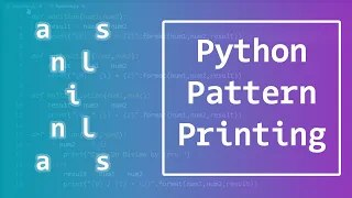 Python Pattern Programs Printing String in X Shape