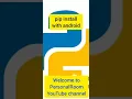 pip install on android English Installing Python modules on Android