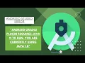 Android Studio Error Android Gradle plugin require Java 11 to run You are currently using Java 1 8