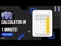 How To Create A Calculator in 1 Minute On PHP Beginner Tutorial