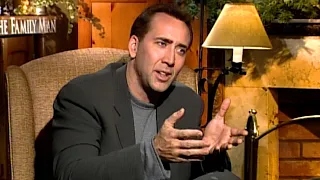 nicolas cage talks about the humor love in the family man