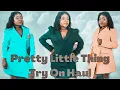 PRETTYLITTLETHING Try on haul Blazer Dresses