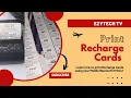 HOW TO PRINT RECHARGE CARD OUT USING MOBILE BLUETOOTH PRINTER OPTION 2