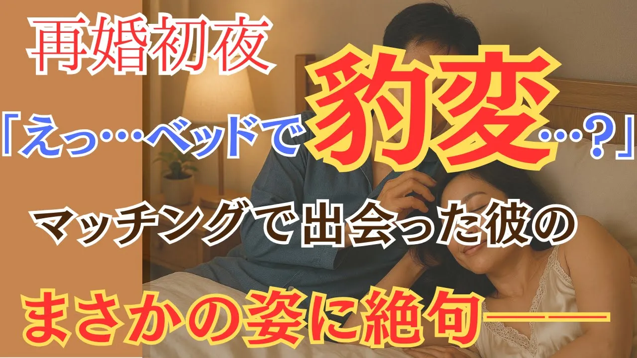 Outline Video 《66歳美代子、再婚初夜》優しすぎる彼が“豹変―“まさかの本性”に、私は震えました。