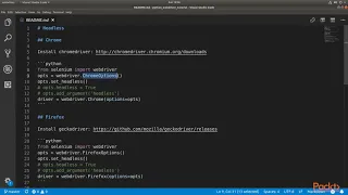 Automating Web Testing with Selenium and Python Configure WebDriver packtpub com