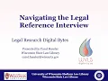 Navigating the legal reference interview