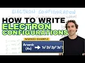 How to Write Electron Configurations EASY the BEST tutorial