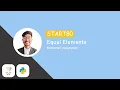 Equal Elements codechef EQUALELE START80 python