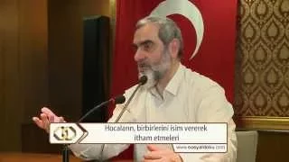 Hocaların, birbirlerini isim vererek itham etmeleri