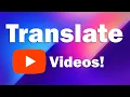 Yandex translate - Youtube Vimeo and more