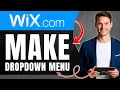 How to Make a Dropdown Menu in Wix Cleaner Navigation Easily 2026
