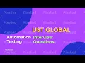 Ust Global Real Time L1 Client Round Automation Testing Interview Question