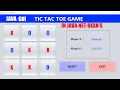 How to Create Tic Tac Toe Game in JAVA NET-BEAN S GUI Full with Source Code