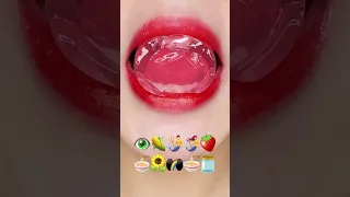 Ice Honey Jelly Sounds Eting جليد هلام الجيلي اصوات الاكل الحقيقي 