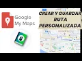 How to create a map with a custom route in Google My Maps