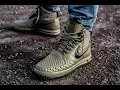 On-Feet Nike Lunar Force 1 Duckboot Olive 99kicks
