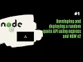 Developing and deploying a random quote API using express from scratch under 9 minutes