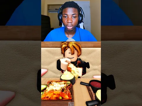 Roblox Mukbang with Cheese Sauce 😳#roblox #shorts