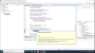 GUI application having event handling functionality using swing -java eclipse part 2