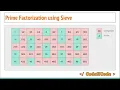 L05 prime fectorization using sieve in O logN number theory code