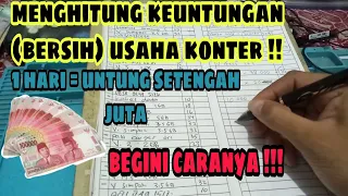 Assalamu'alaikum warahmatullahi wabarakatuh. Video berikut adalah pembukuan toko atau konter pulsa y. 