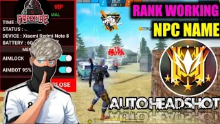 Free fire + Max vip 👀 antiban Headshot + location📍 CS Rank best vip injecter auto kill bellara blrx