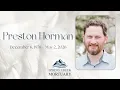 Preston Horman Funeral Service