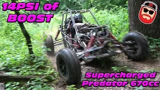 Supercharged Predator 670cc Buggy Woods Rip Blown 670cc