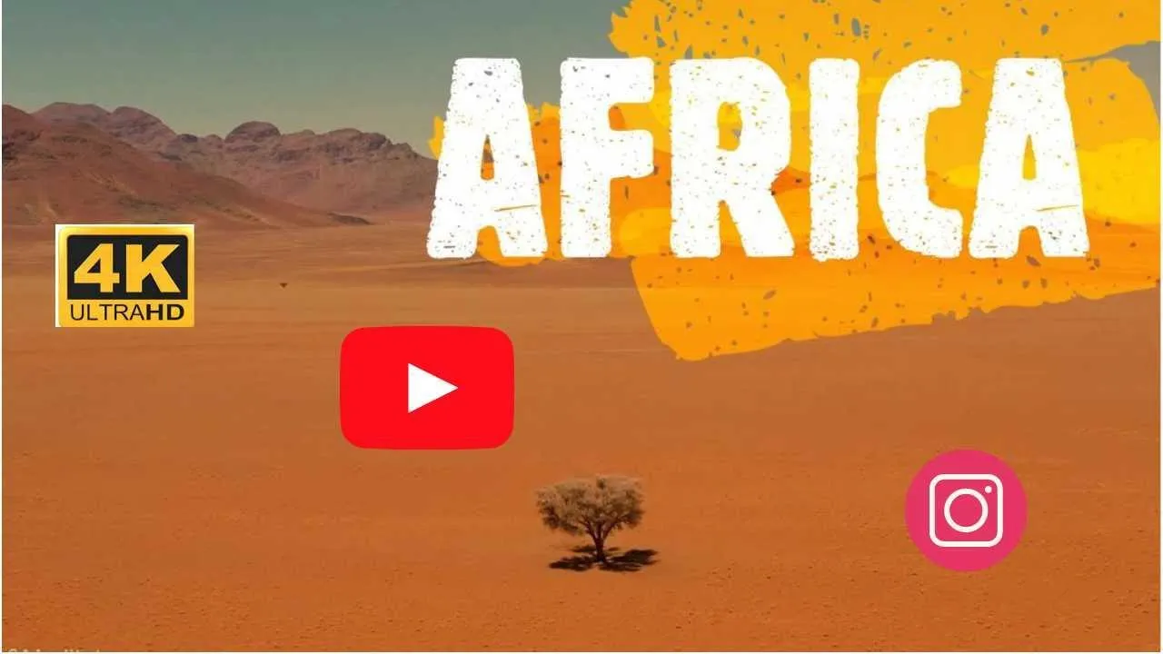 Africa 4k  beautiful Nature   scenic Relaxation &  calming Musik