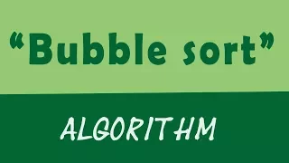 Bubble Sort Algorithm Bangla C language