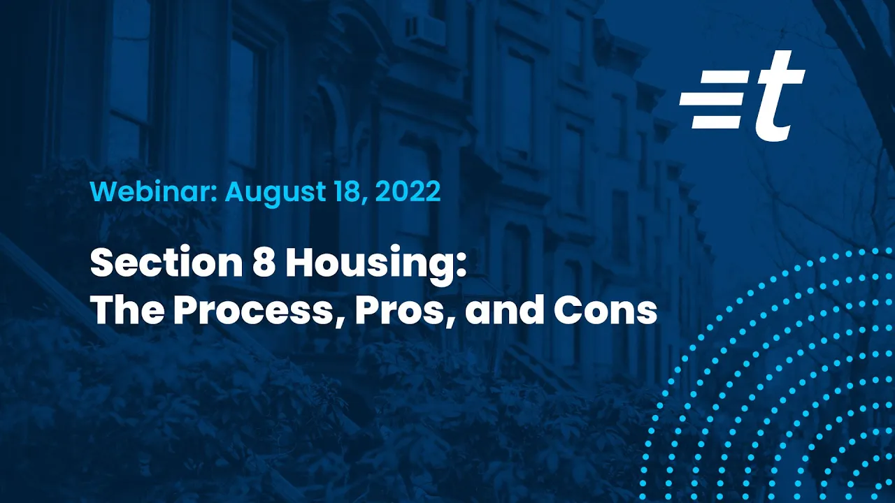 Section 8 Housing: The Process, Pros, and Cons | A Webinar by TurboTenant