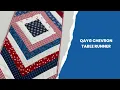 4th of July Chevron Table Runner