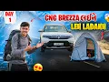 Lagu Leh Ladakh Trip With My CNG Brezza 😍🚘 | DAY 1 