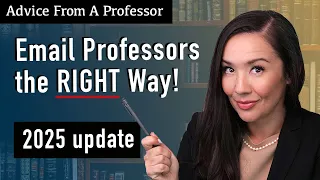 How to Email Professors for P Applications 2025 Update