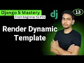 Render Dynamic Template in Django