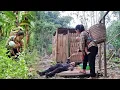 Download Lagu TIMELAPSE: Taking Care of Sick Blind Grandmother, Finishing Bamboo House, Making Fireplace
