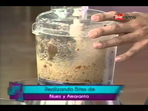 Realizando Bites de Nuez y Amaranto