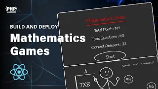 Learn How to Create a Mathematics Games Website With React js