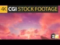 CGI 4k Stock Footage Dusk Sunset Clouds 5 - Time Lapse Seamless Loop