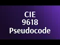 23 Functions - AS and A Level Pseudocode