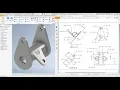 Inventor 2020 Tutorial 3D Model Basic Drawing