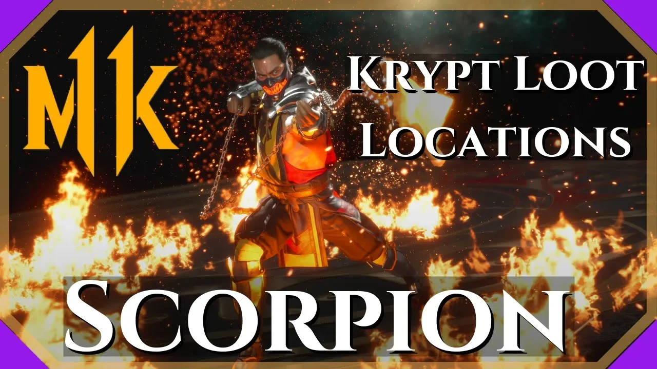 MK11 Krypt Scorpion Loot Locations - Guaranteed for Scorpion!