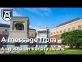 Fall Welcome from Augusta University Deans