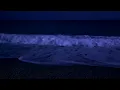 Fall Asleep with Powerful Waves at Night on Museddu Beach - Ocean Sounds for Deep Sleeping