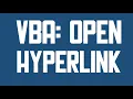 VBA Open files with hyperlink
