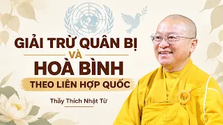 GIẢI TRỪ QUÂN BỊ VÀ HOÀ BÌNH THEO LIÊN HỢP QUỐC| Thầy Thích Nhật Từ