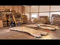 Download Lagu The Process of the World's Finest Single-Slab Dining Table | Japan’s Incredible Craftsmanship
