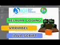 Belajar Coding Java Script - Variabel Pada Aplikasi Brackets