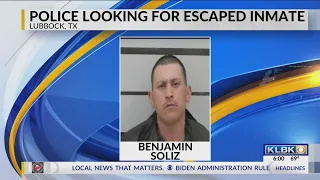Police searching for escaped inmate in Lubbock